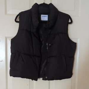 Old Navy Black Puffer Vest